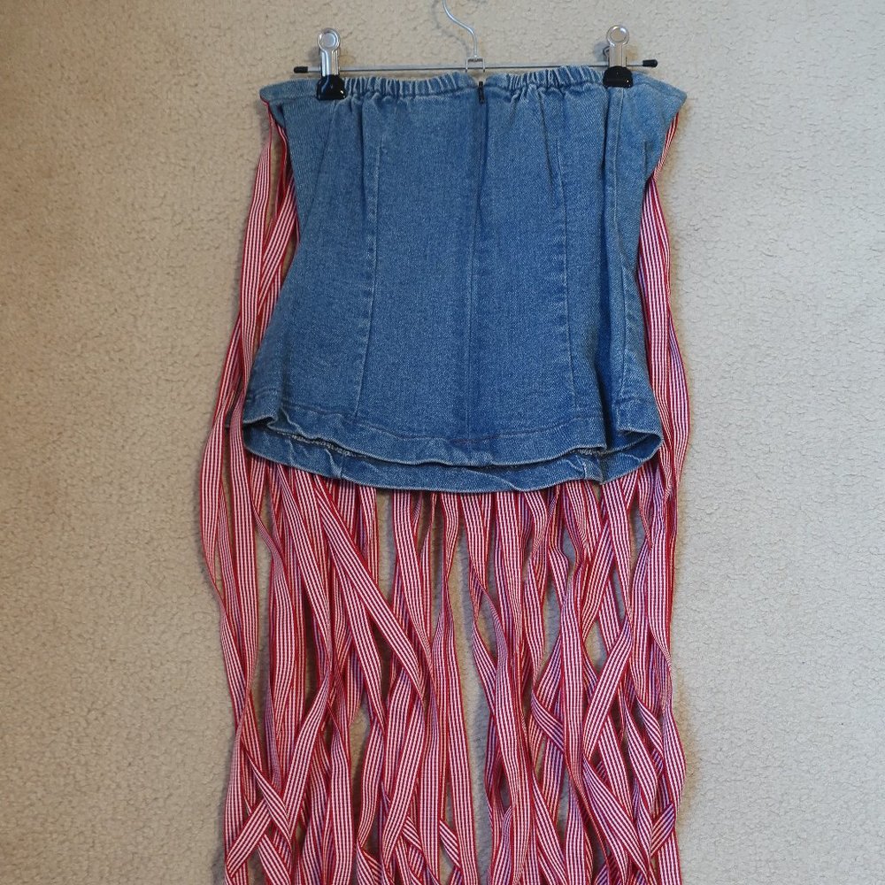 SASS & BIDE COLLECTIBLE Original collection - RUNWAY - denim top - Picture 5 of 7